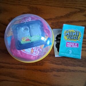 MGA Miniverse make it mini food cafe series 3 minis